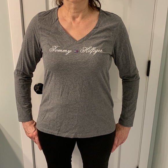Gray Tommy Hilfiger Shirt - Picture 1 of 13